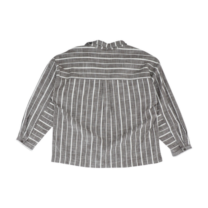 Brown Striped Blouse