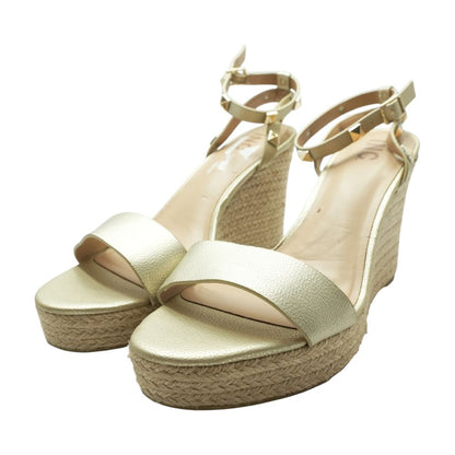 Gold Wedge Heels