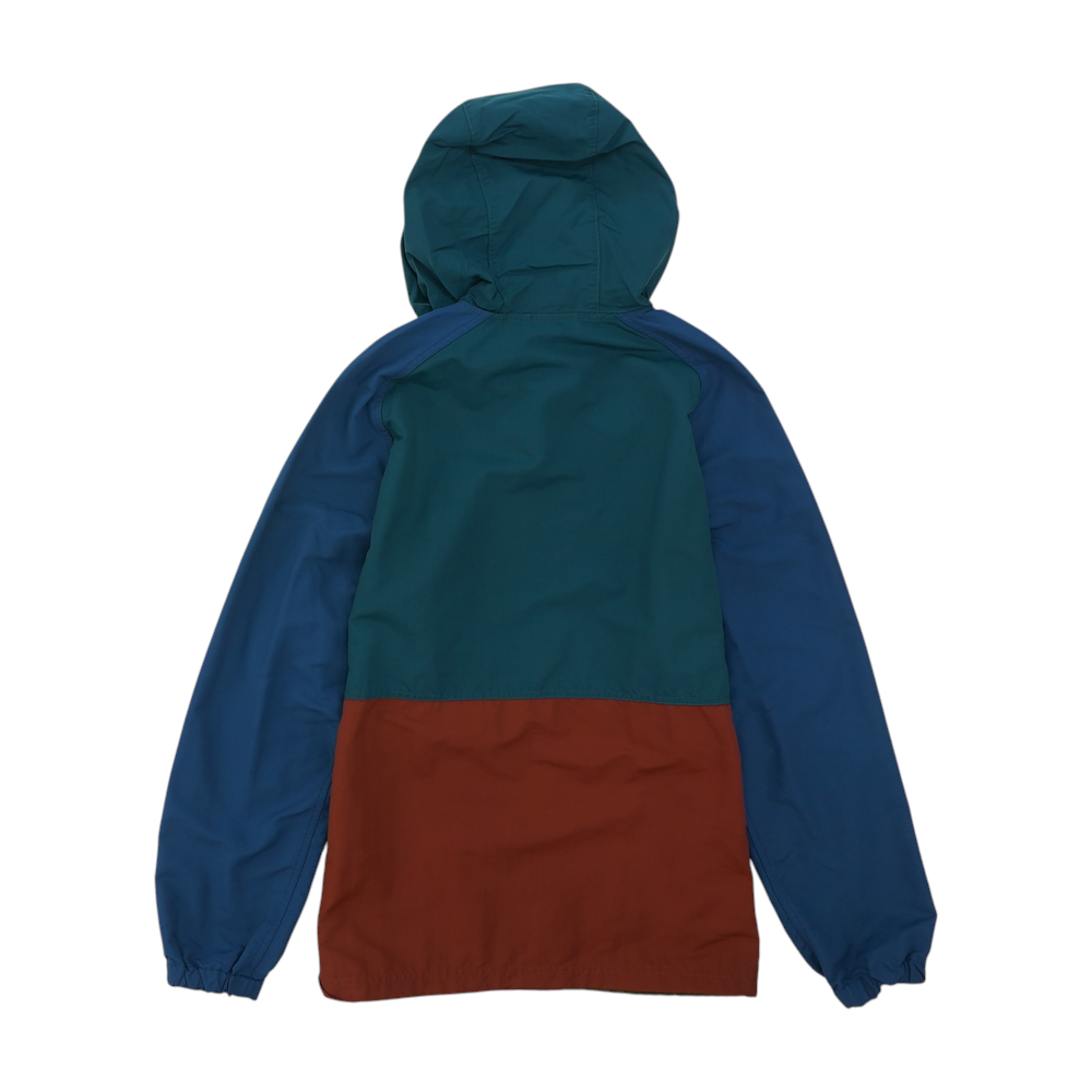Teal Color Block 1/4 Zip Pullover