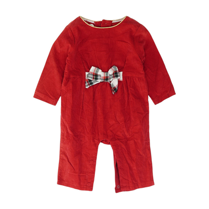 Red Long Sleeve One-Piece