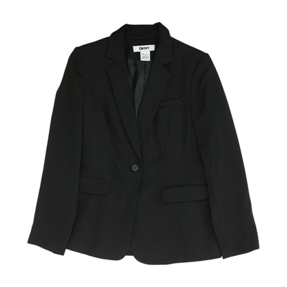 Black Solid Blazer