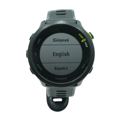 42mm Forerunner 55 Black Smartwatch Black Band S/M
