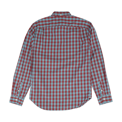 Blue Check Long Sleeve Button Down