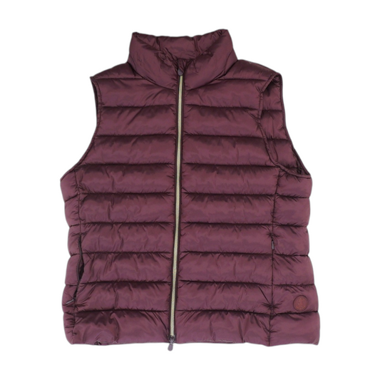 Maroon Solid Active Vest