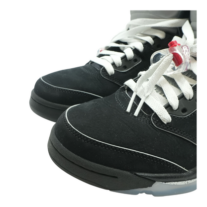 Black Metallic Reimagined Jordan 5 Retro OG High-Top Athletic Shoes