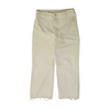 Cream Wide Leg Jeans