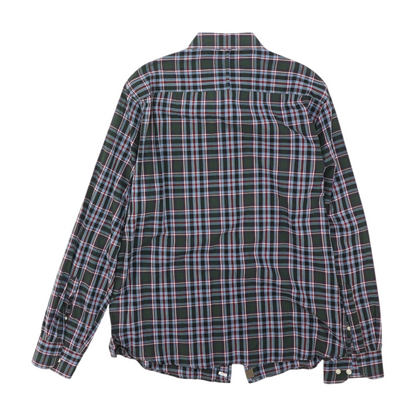 Multi Plaid Long Sleeve Button Down