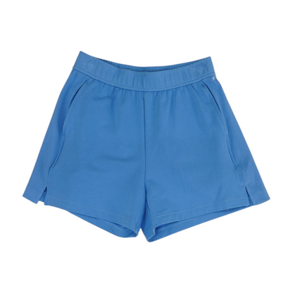 Blue Solid Active Shorts