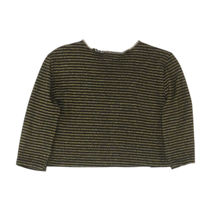Vintage Black Striped Cardigan Sweater