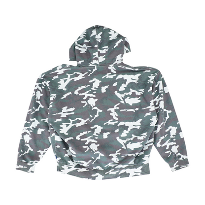 Multi Camo Hoodie Pullover
