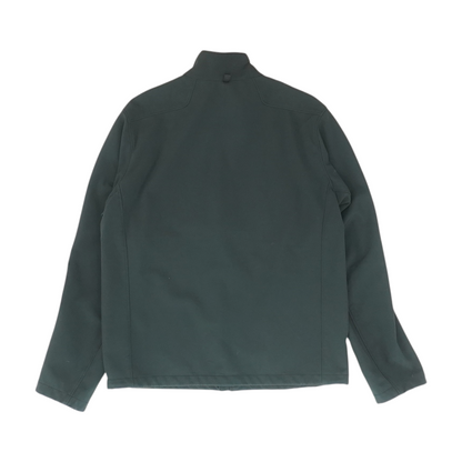 Black Solid Active Jacket
