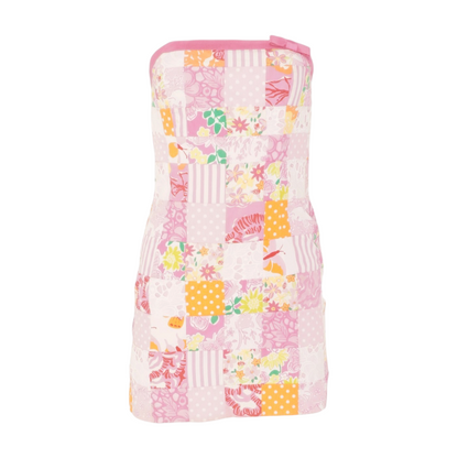 Pink Graphic Mini Dress