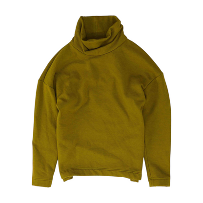 Green Solid Sweatshirt Pullover