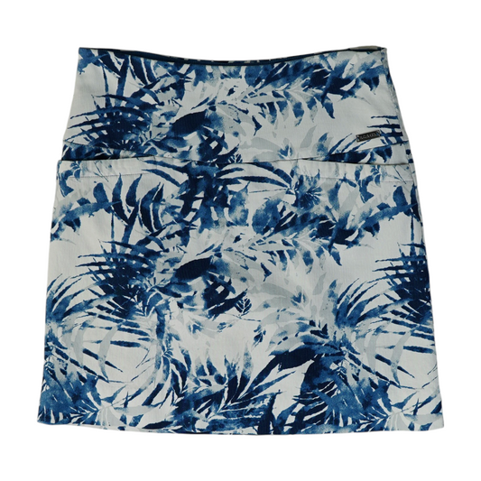 Blue Tropical Mini Skort