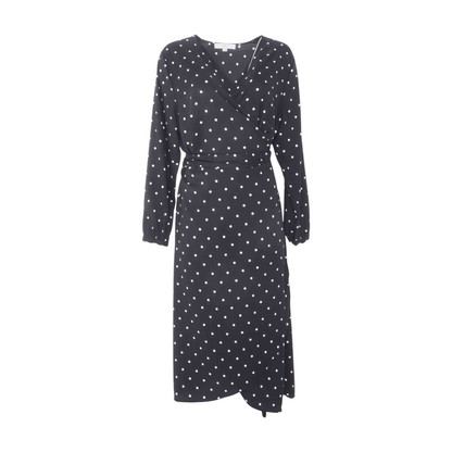 Black Plus Polka Dot Robe