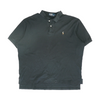 Black Solid Short Sleeve Polo