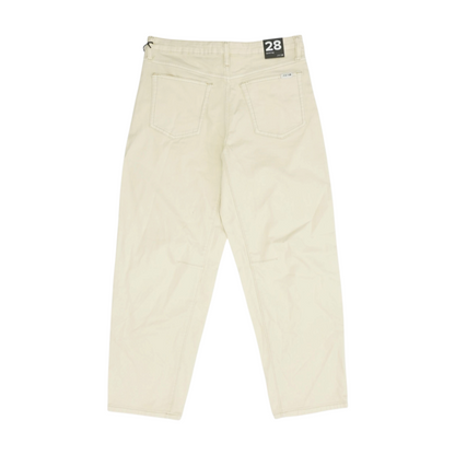 Beige Tapered Jeans