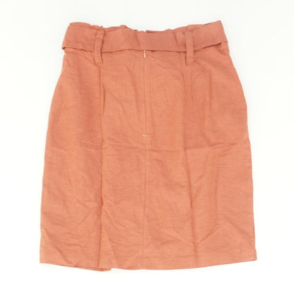 Rust Mini Skirt