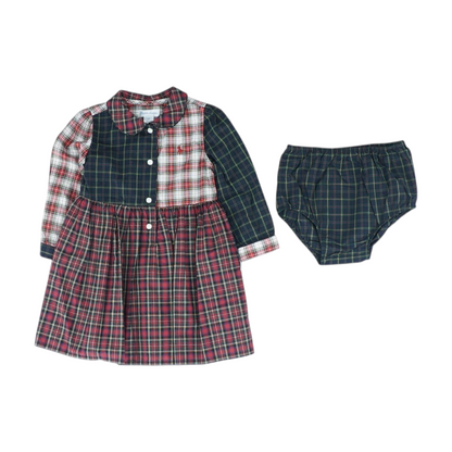 Multi Plaid Dress