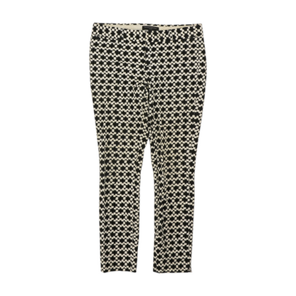 Black Petite Polka Dot Slim Pants