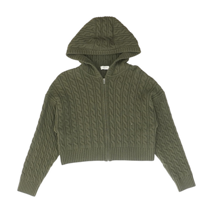 Green Cardigan Sweater