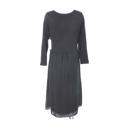 Black Petite Midi Dress