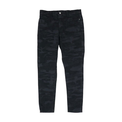 Black Camo Skinny Leg Jeans