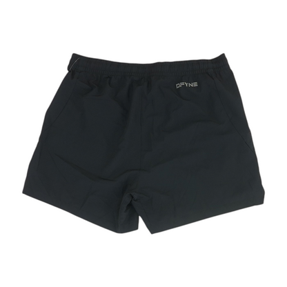 Black Solid Active Shorts