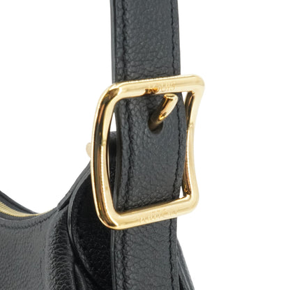 Black Mini Moon Bag in Giant Monogram Empreinte Leather