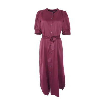 Burgundy Tall Midi Dress