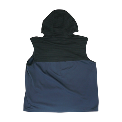 Navy Color Block Hoodie Pullover