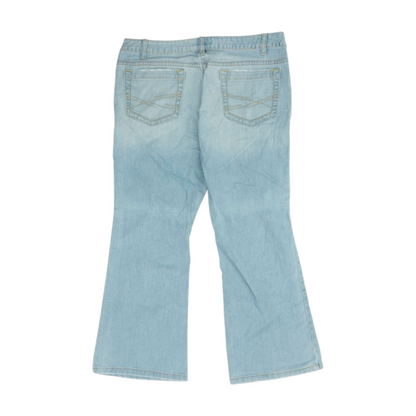 Blue Wide Leg Jeans