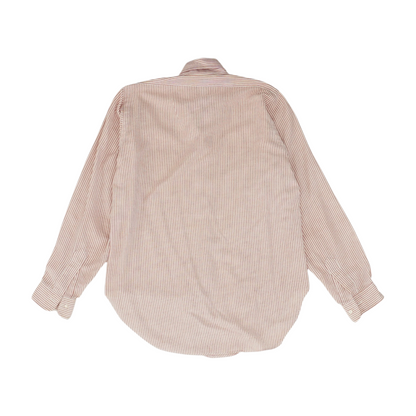 Red Striped Long Sleeve Button Down