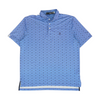 Blue Print Short Sleeve Polo