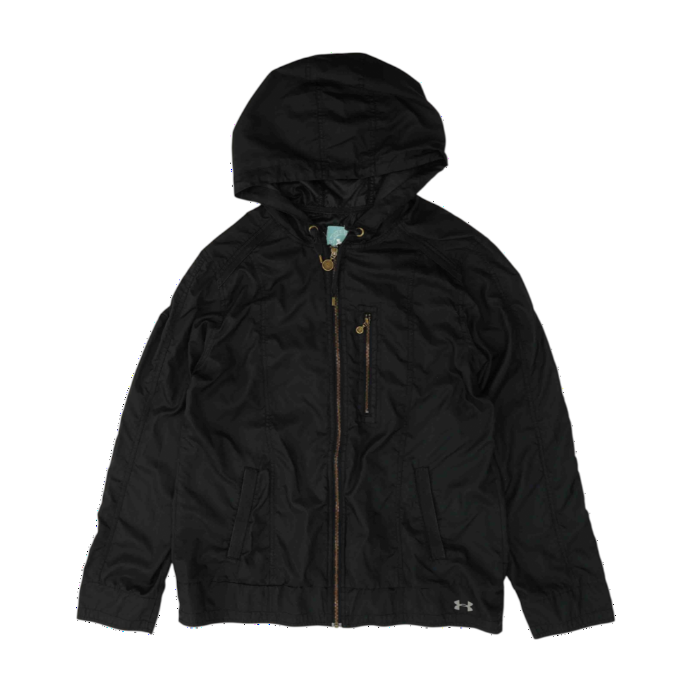 Black Solid Active Jacket