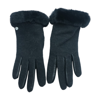 Black 100% Polyester Gloves