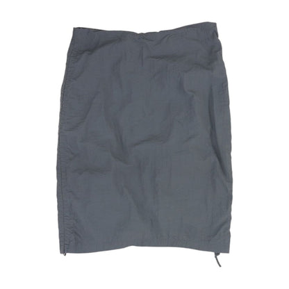 Gray Midi Skirt