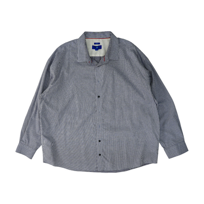 Blue Check Long Sleeve Button Down