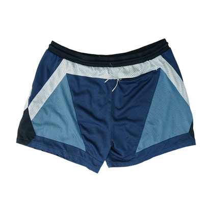 Blue Color Block Active Shorts