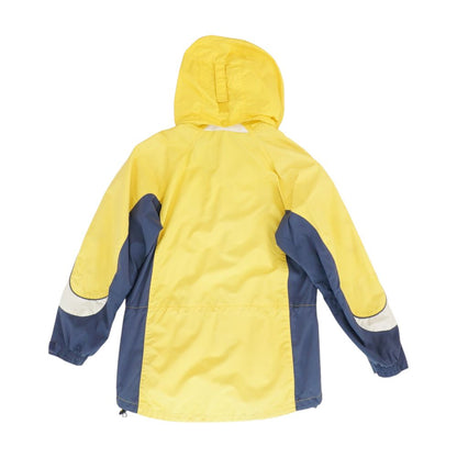 Yellow Color Block Rain Jacket