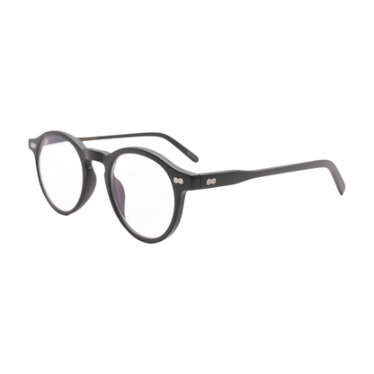 Black Miltzen Round Prescription Eyewear