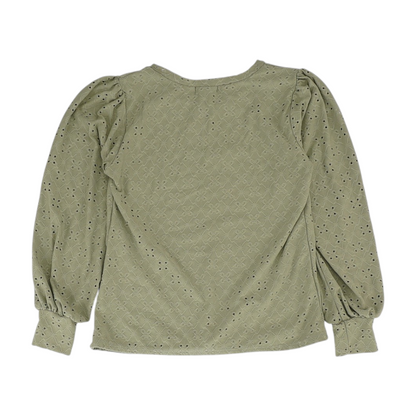 Les Amis Olive Floral Blouse – Image 2