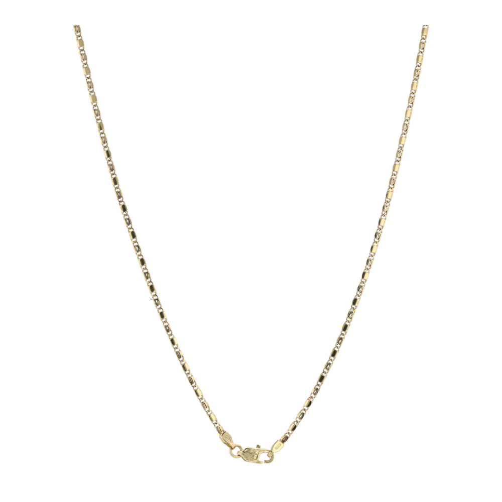 18K Yellow Gold Chain Necklace