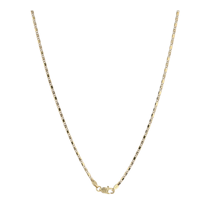 18K Yellow Gold Chain Necklace