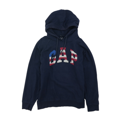 Navy Solid Hoodie Pullover