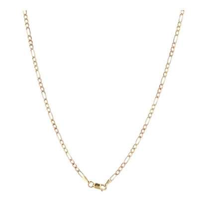 14K Two-Tone Gold Chain Necklace