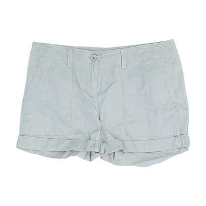 Brown Solid Chino Shorts