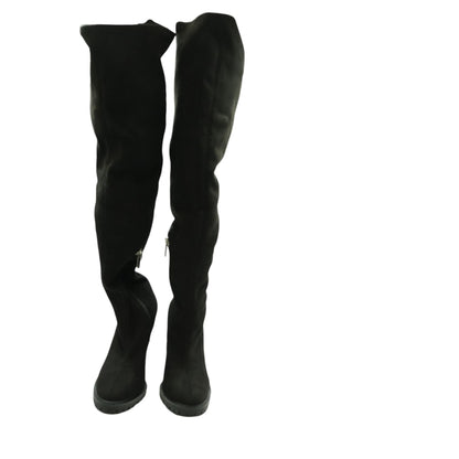 Black Knee High Boots