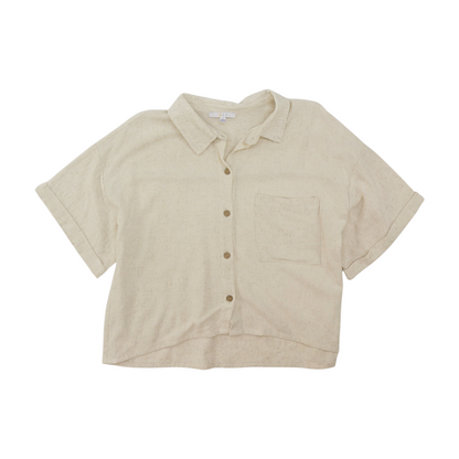 Tan Button Down