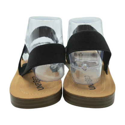 Black Flat Sandals